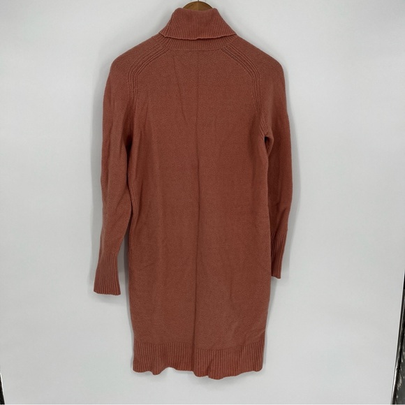 J.Crew Turtleneck Sweater Dress Pink Merino Alpaca Blend - Size XS - Picture 8 of 11